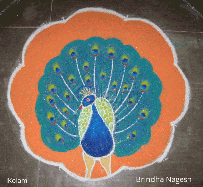 Rangoli: Peacock