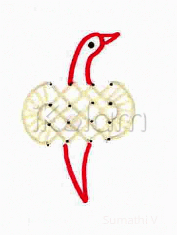 Rangoli: Bird