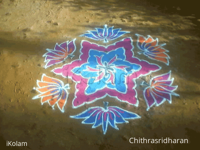 Rangoli: OUR NATIONAL FLOWER LOTUS