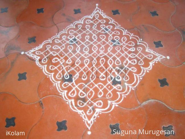 Rangoli: chikku kolam