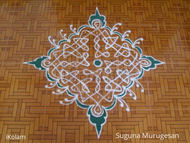 Rangoli: chikku kolam