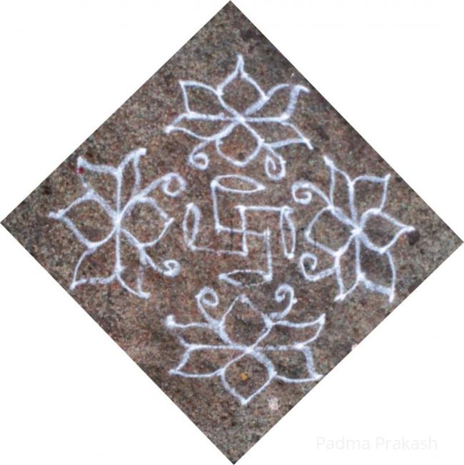 Rangoli: Daily kolam - 21