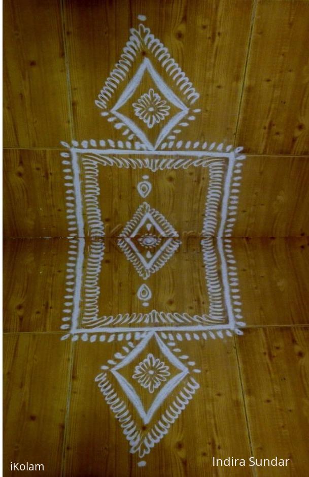 Rangoli: Diamond Design