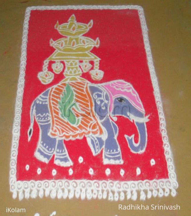 Rangoli: rangoli during pongal 2011