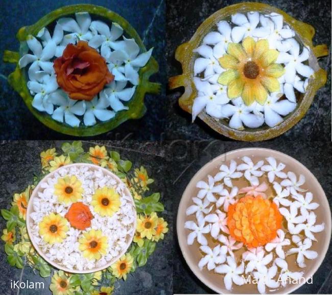 Rangoli: Flower Collage