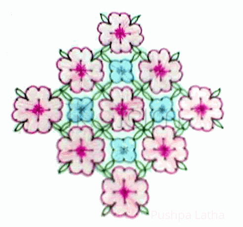 Rangoli: Flowers