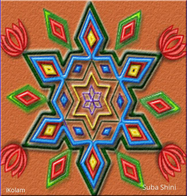 Rangoli: free hand rangoli