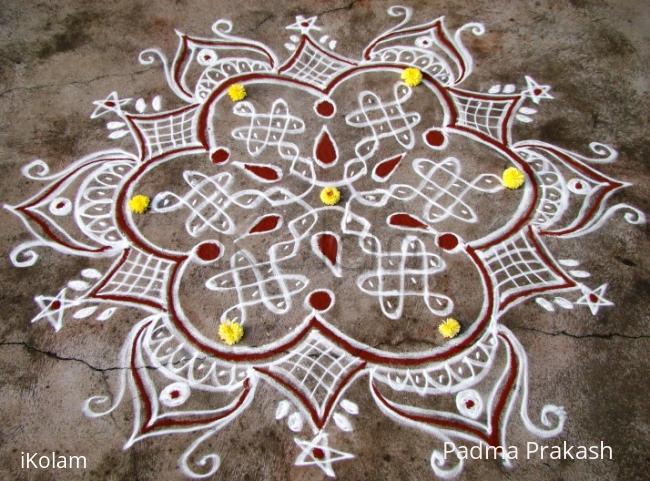 Rangoli: freehand kolam-7