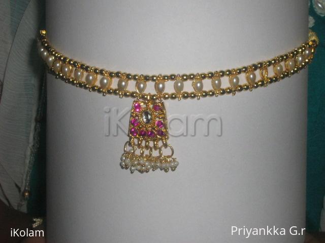 Rangoli: Artificial jewellery