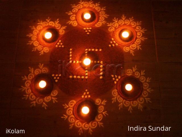 Rangoli: Karthigai Rangoli