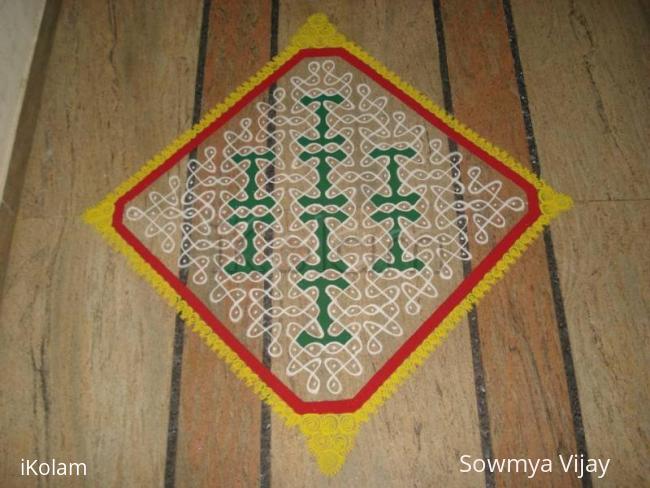 Rangoli: Margazhi  dew drops kolam contest 