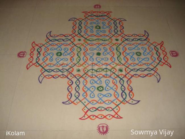 Rangoli: Chikku kolam