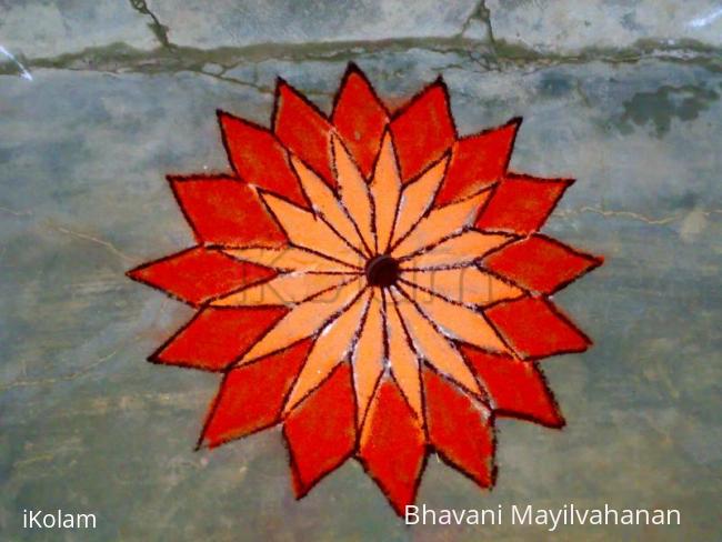 Rangoli: apartment margazhi