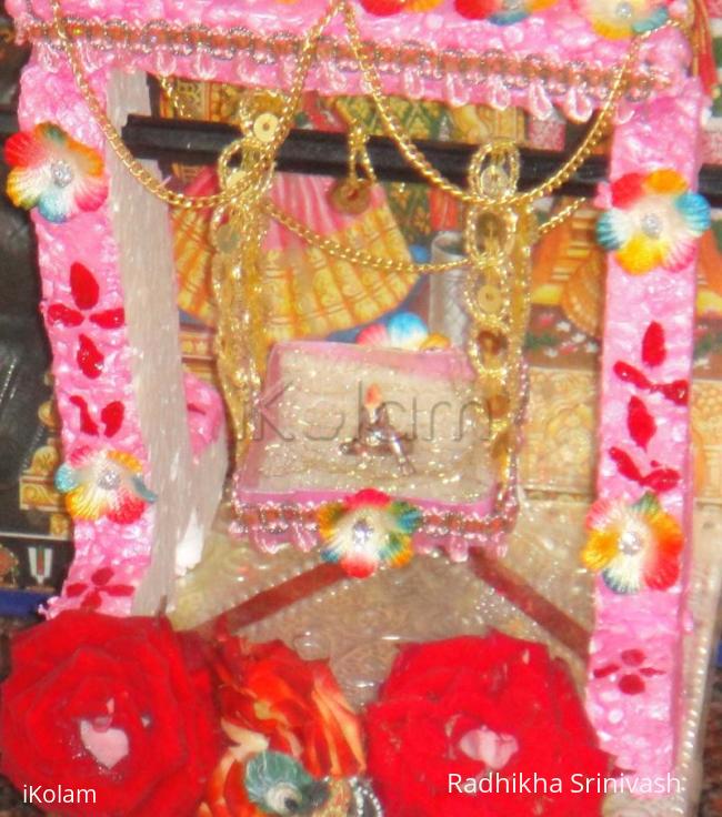 Rangoli: Cradle for Lord Krishna