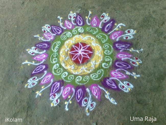 Rangoli: marghali kolam