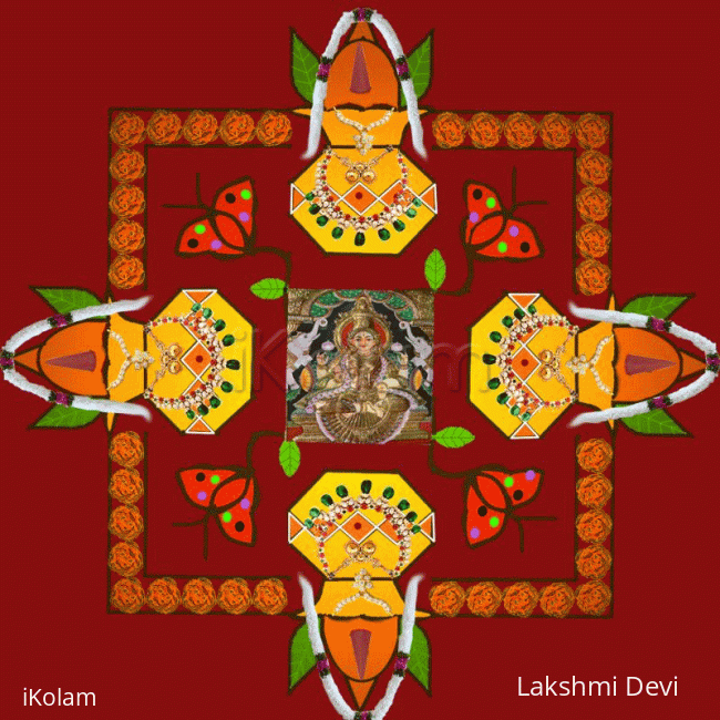 Rangoli: varalakshmi special