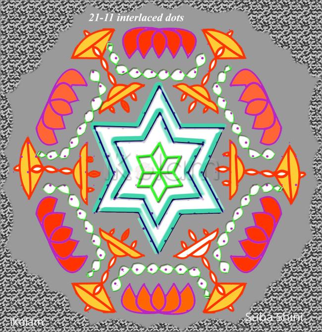 Rangoli: dotted rangoli