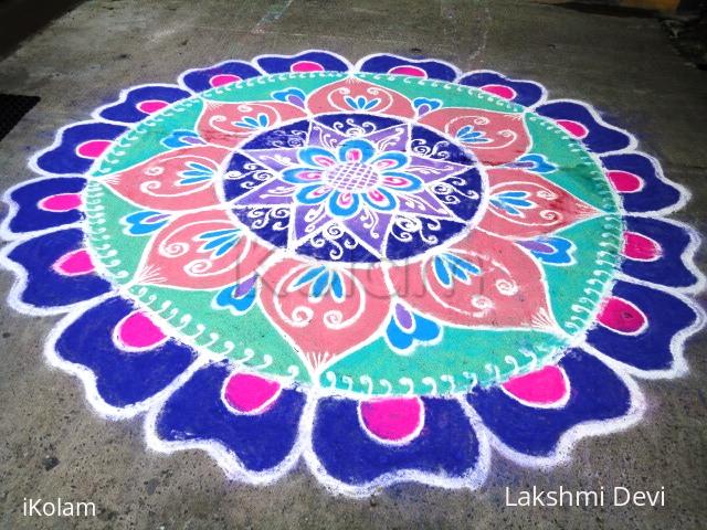 Rangoli: Free hand rangoli