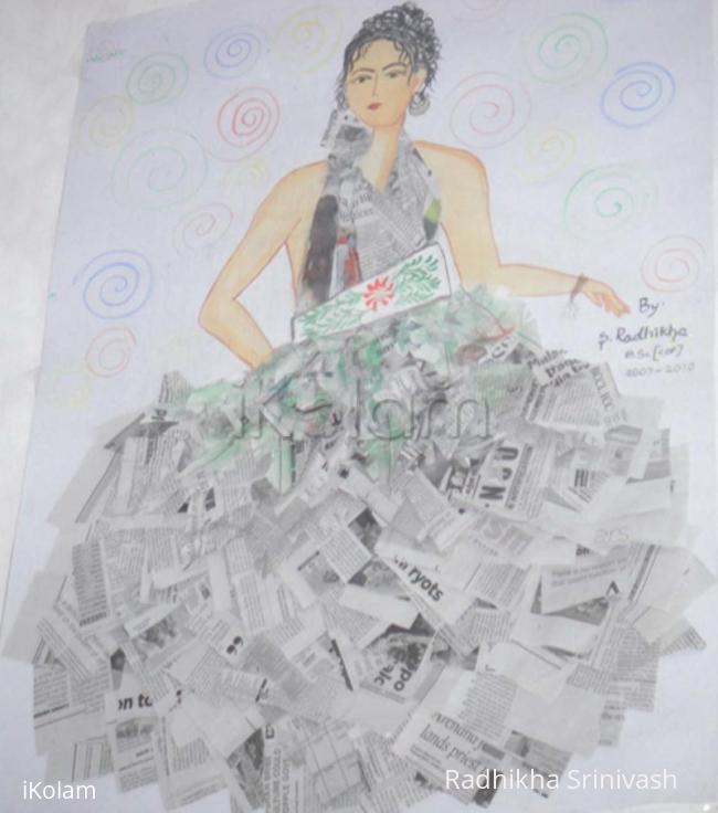 Rangoli: Newspaper work