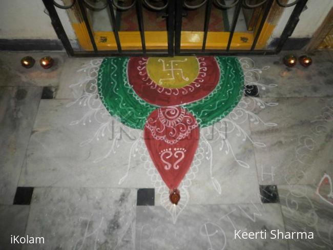 Rangoli: Rangoli @ entrance