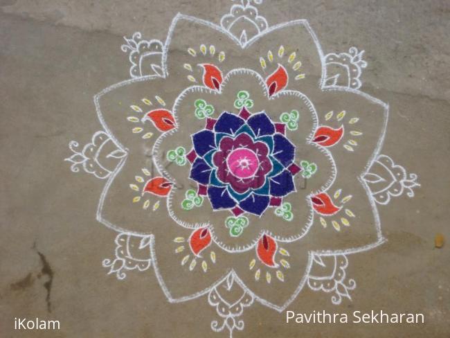 Rangoli: freehand rangoli