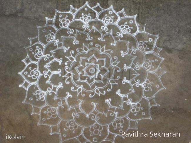 Rangoli: friday kolam