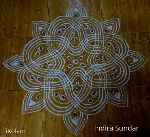 Rangoli: Copy cat kolam of Rajammaji