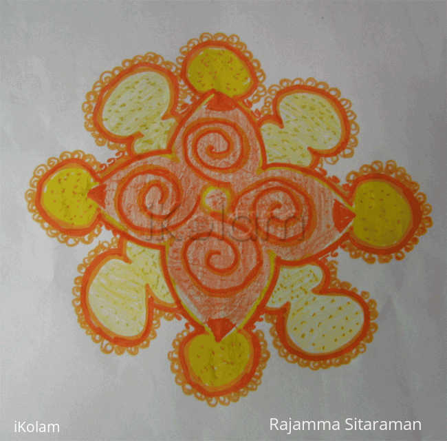 Rangoli: Summer rangoli