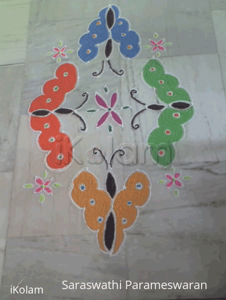 Rangoli: Butterflies