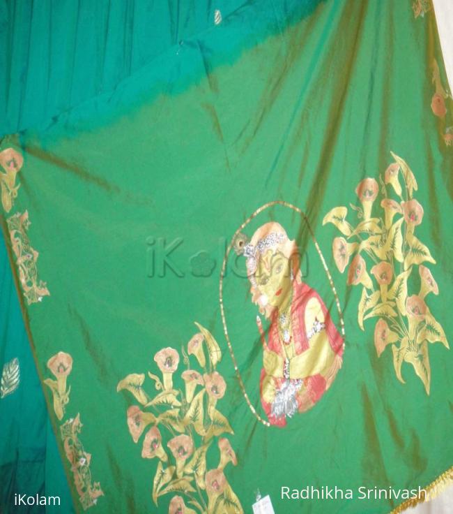 Rangoli: saree painting