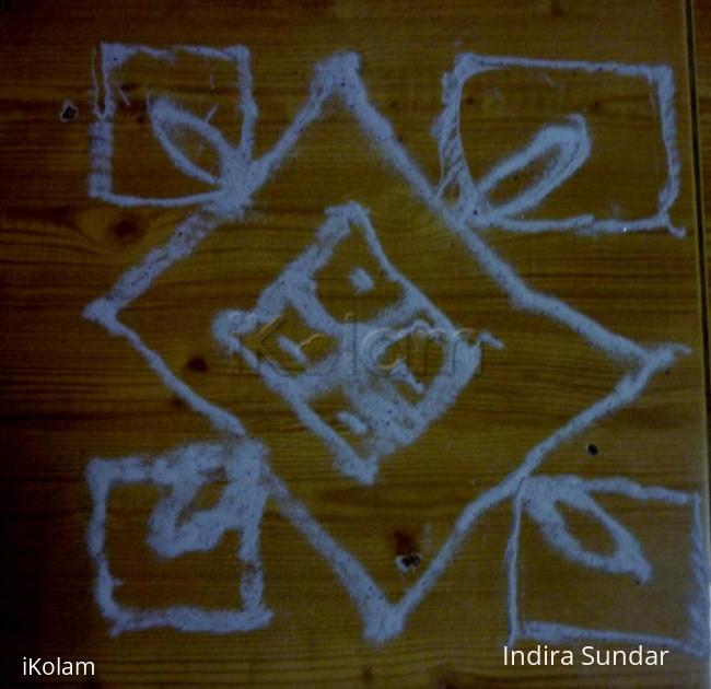 Rangoli: Simple kolam 2