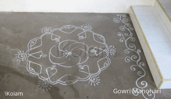 Rangoli: Chalk Kolam in Singapore !!!