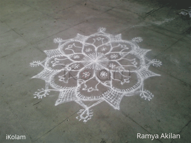 Rangoli: Tamil New Year kolam