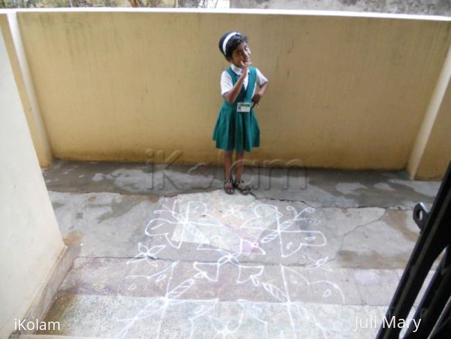 Rangoli: butterfly