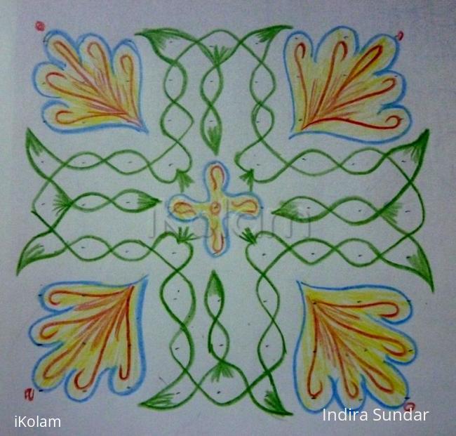 Rangoli: 9  * 9 kolam 10