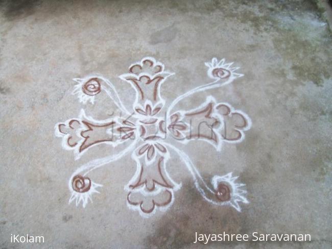 Rangoli: Free hand drawing