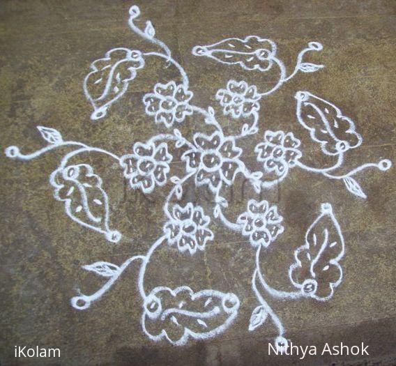 Rangoli: Simple Kolam