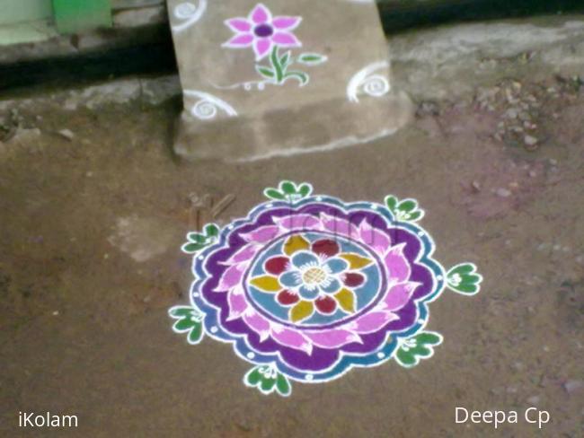 Rangoli: pongal kolam