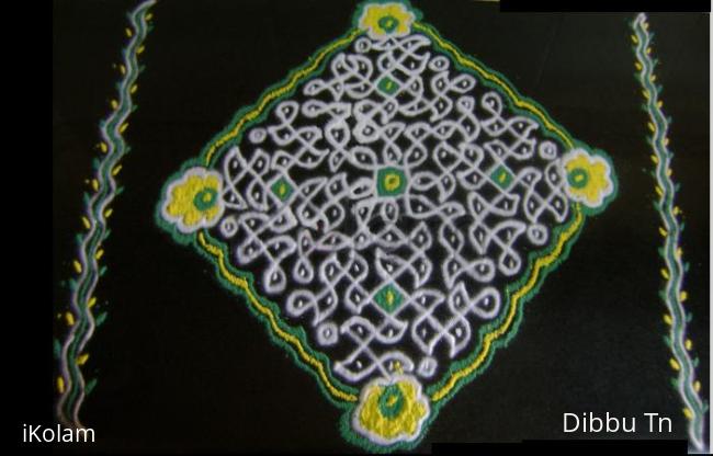 Rangoli: 15 x 1 Kolam