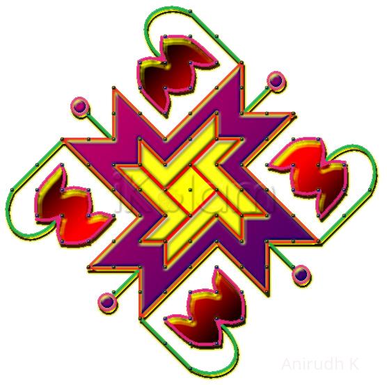 Rangoli: Simple one