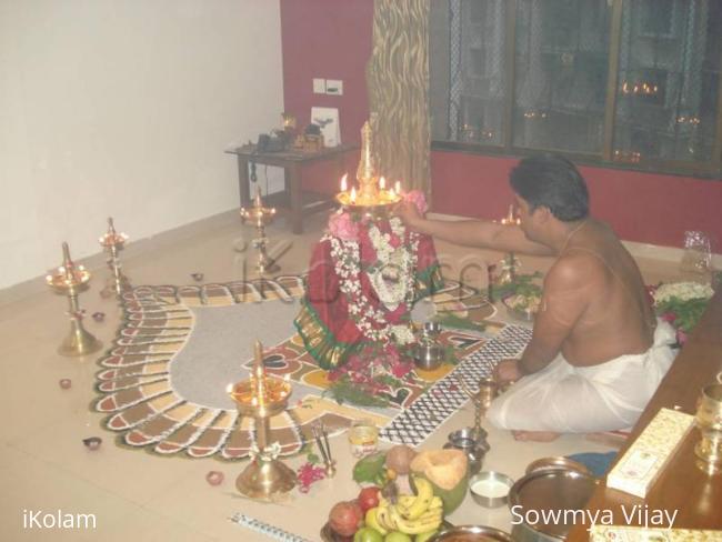 Rangoli: Bhagavathy Sevai 8