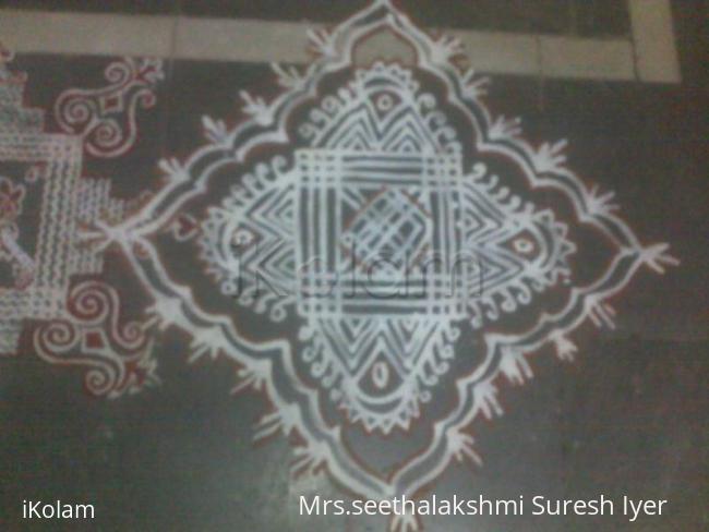 Rangoli: Aadi 1st Velli Padi Kolam