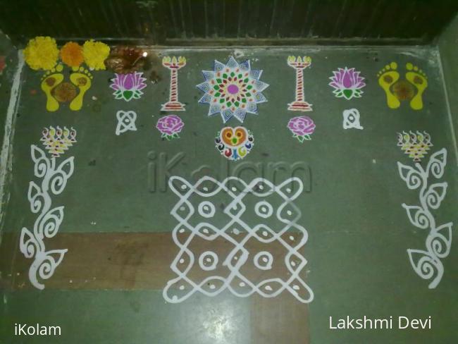 Rangoli: Stencil rangoli