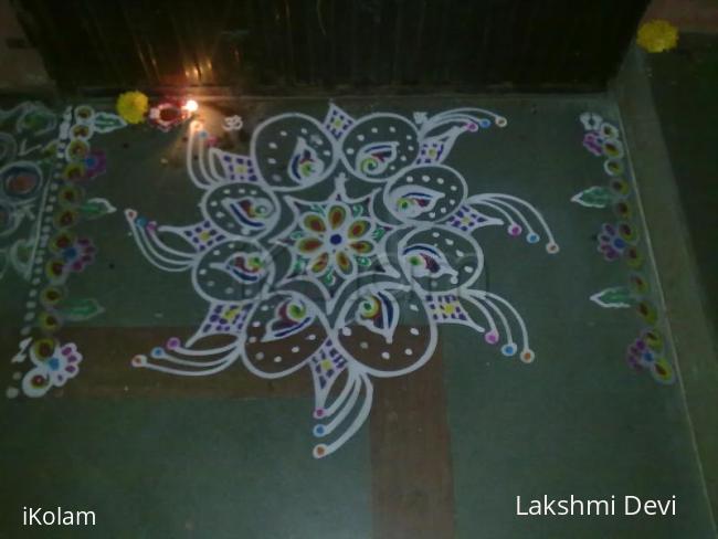 Rangoli: white maavu