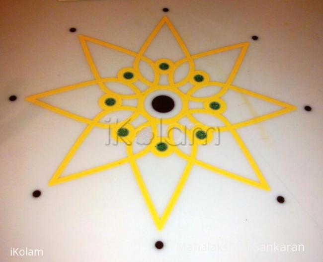 Rangoli: Table Top design