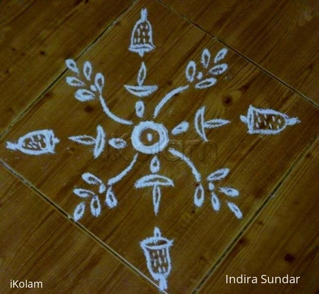 Rangoli: Diyas & Bells