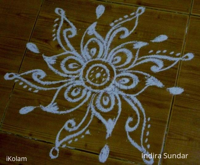 Rangoli: Simple Flower