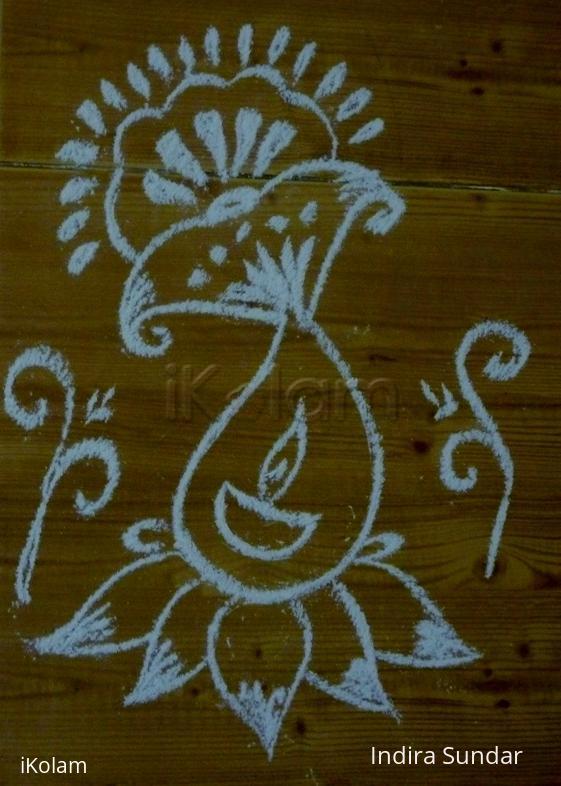 Rangoli: Simple Design