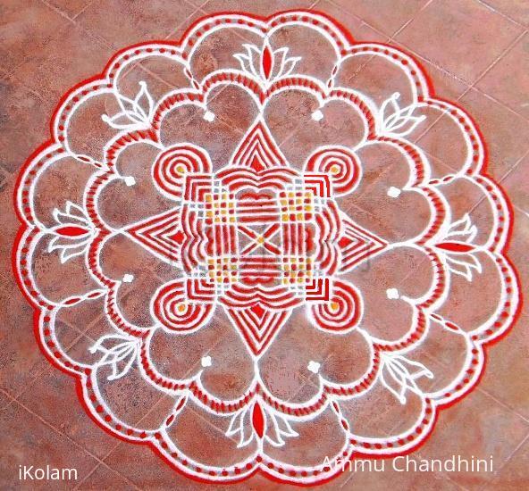 Rangoli: AADI SEVVAI KOLAM