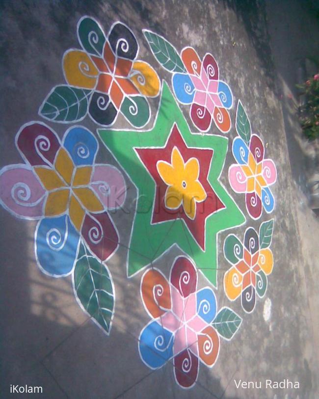 Rangoli: Dotted Rangoli kolam